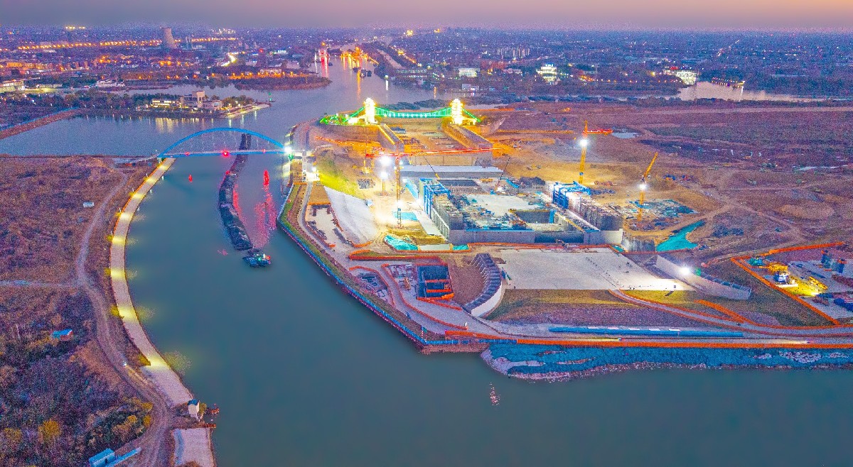 水利部副部長祖雷鳴視察淮河入海二期項目